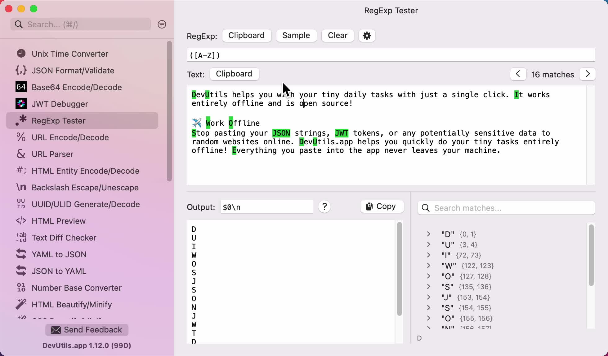 DevUtils - All-in-one Toolbox for Developers