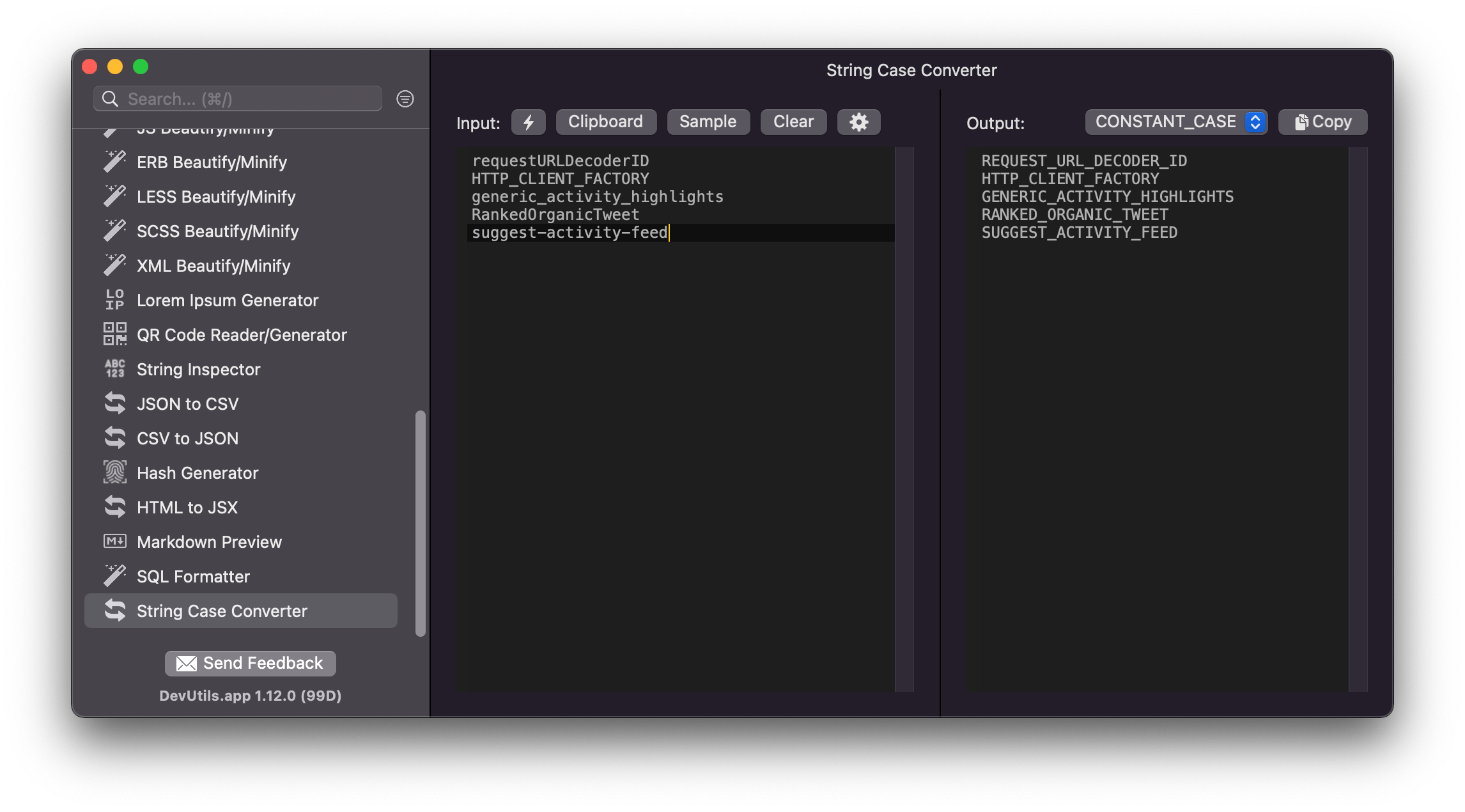 DevUtils.app: String Case Converter macOS app