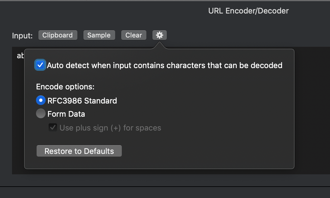 DevUtils.app: URL Encoder/Decoder macOS app